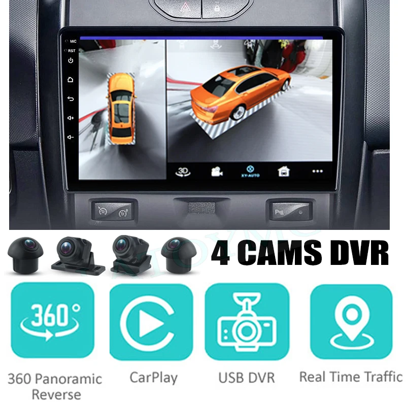 

Автомобильная аудио-навигация, стерео Carplay DVR 360 Birdview около 4G Android система для Renault Duster HM для Dacia Duster 2 2017 ~ 2021