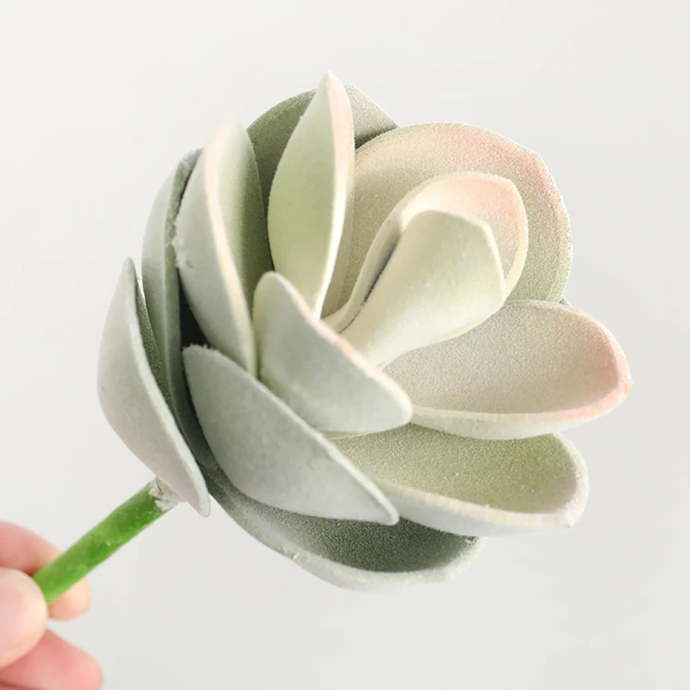 Mini Artificial Succulent Plant Bonsai Fake Lotus Flower Balcony Desktop Decor Home Decoration Accessories Room Decoration