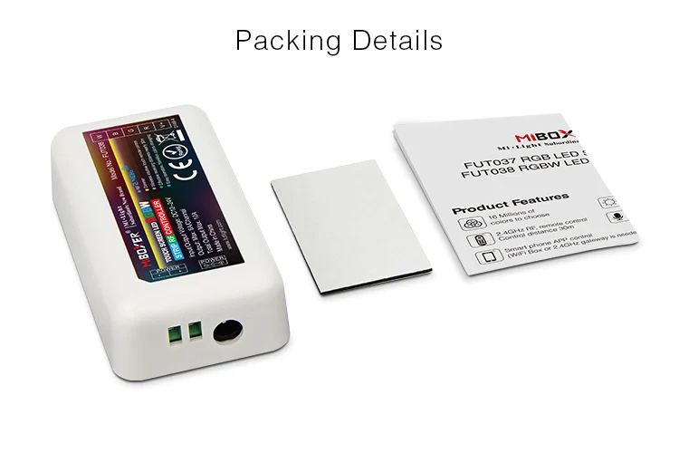 Mi boxer Mi светильник RF беспроводной Одноцветный диммер CCT RGB RGBW RGB+ CCT FUT035 FUT036 FUT037 FUT038 FUT039 контроллер светодиодной ленты