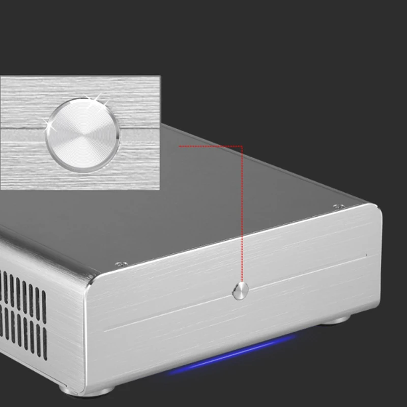 E-I3S алюминиевый сплав мини Чехол Itx HTPC Настольный Офис Бизнес домашний маленький хост чехол