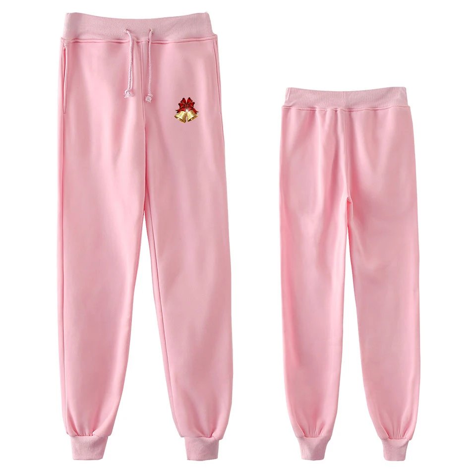 Рождественские Модные Печатные Jogger Брюки женские/мужские повседневные уличные длинные брюки хит модных продаж спортивные брюки
