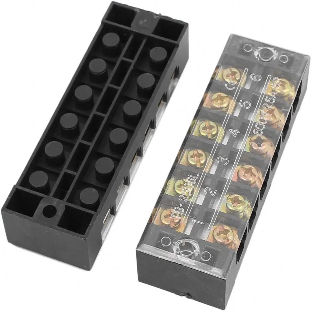 bloco tira fio conector 600 v 15a