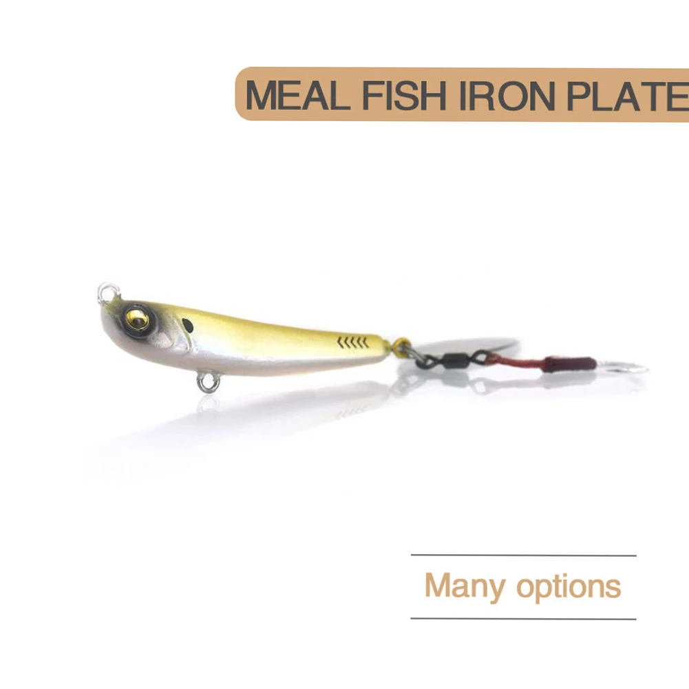 Jig Bait Winter Fishing with Spinner Spoon Fishing Lures 62mm 30g Jigs Trout Winter Fishing Hard Baits Tackle Pesca Makippa 30G