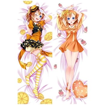 

Anime Dakimakura 2Way 160x50cm Love Live ! Honoka Japanese Manga Girl Loli Body Hugging Pillow Case Cover Waifu Gift for OTAKU