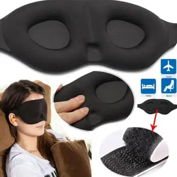 

1Pcs 3D Sleep Mask Natural Sleeping Eye Mask Eyeshade Cover Shade Eye Patch Women Men Soft Portable Blindfold Travel Eyepatch