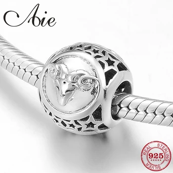 

925 Sterling Silver 12 constellations Capricorn Zodiac Beads Charms Fit Original Pandora Charm Bracelet Jewelry making