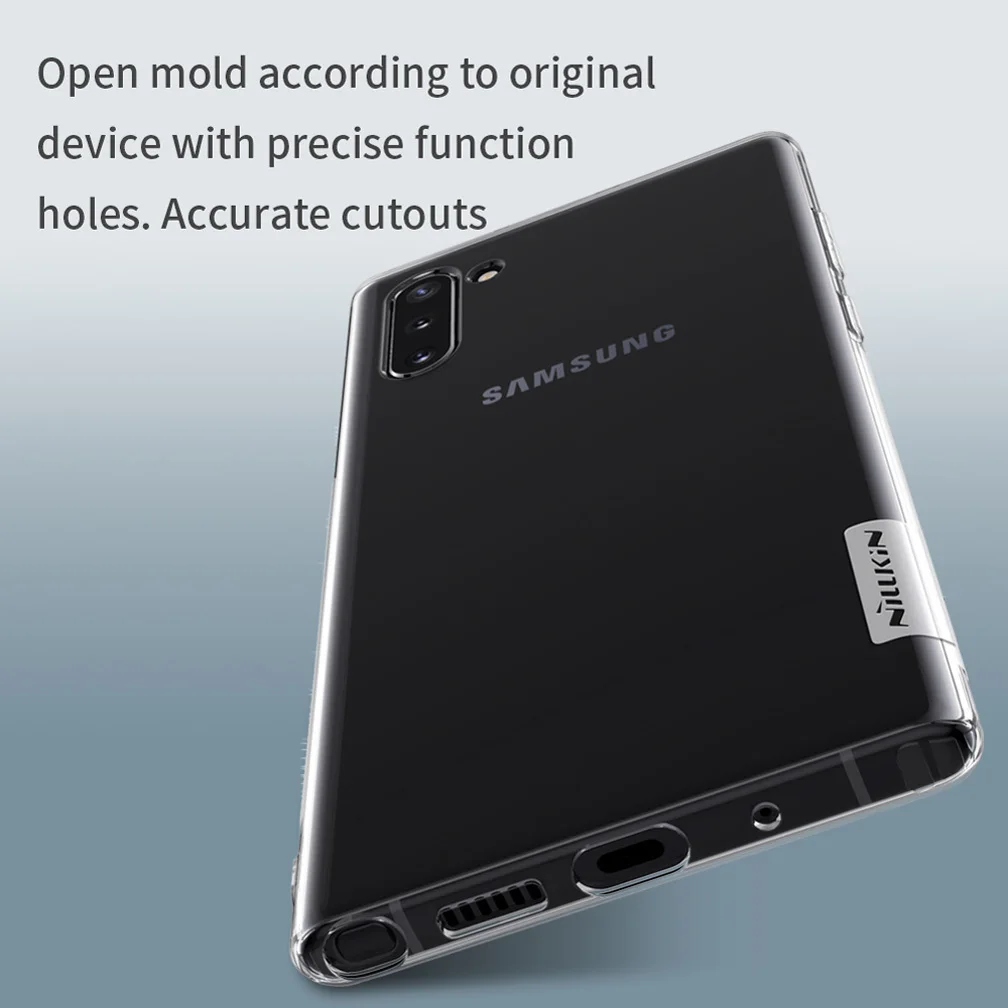 For Samsung Galaxy Note 10+ Pro TPU Case NILLKIN Nature Transparent Silicone Soft cover for Samsung Note 10 note 10 Plus 5G Case
