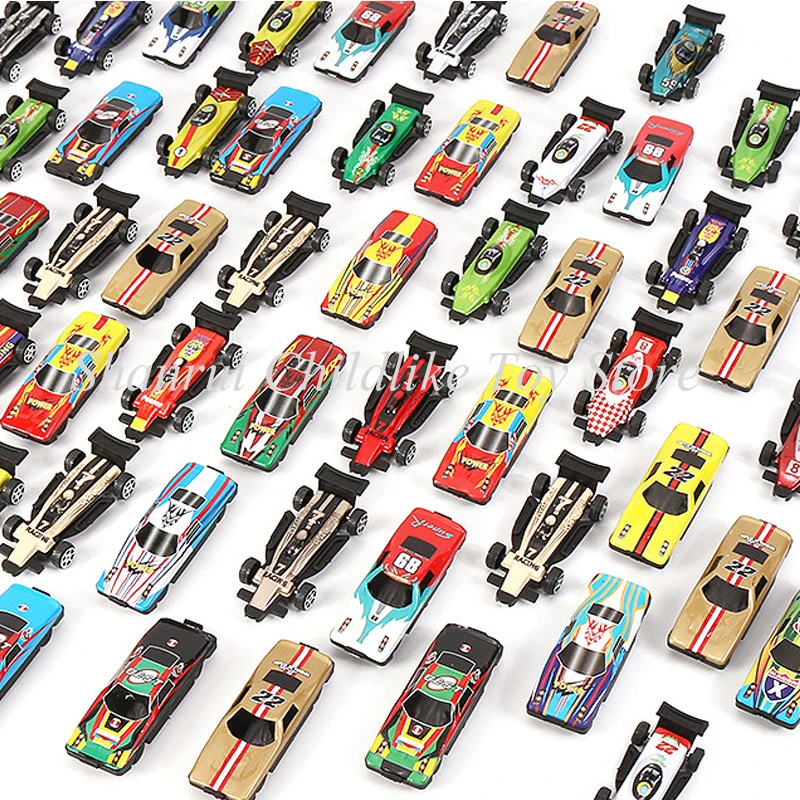 Mini Alloy Diecast Car Model Racing Finger Cars Vehicles Toy for Boys Kids Children Party Supplies Christmas Birthday Gifts