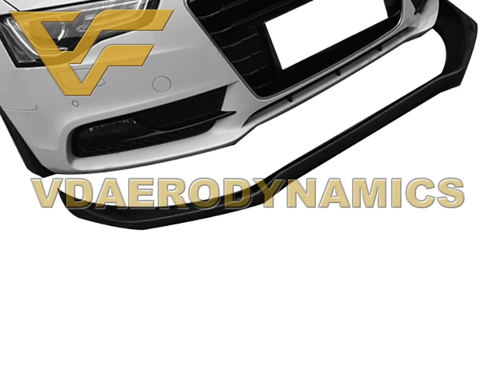 Подходит для 08-11 12-16 Audi A5 VAD-OEM углеродное волокно передний губной разветвитель Бампер Комплект-2 стиля на выбор