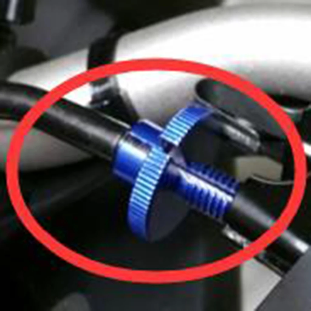 Motorcycle CNC Billet Clutch Brake Cable Wire Adjuster With M6 Clutch Cable Screw For HONDA Motorcycle Bike(3 Colors)