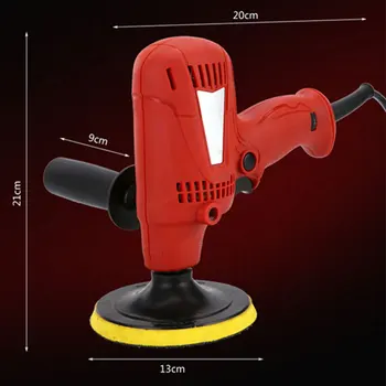 

600W 220V Car Polishing Machine Adjustable Speed Electric Polisher Waxing for Automobile Car Furniture Machine Power Tool