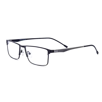 

Business Men Classic Light Square Full Frame Man Titanium Alloy Optical Eyeglasses Frame Can Fill Myopia Presbyopia Prescription