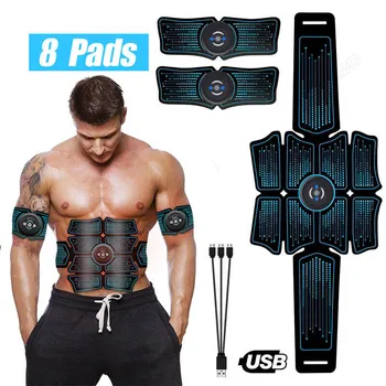 

EMS Muscle Stimulation Trainer Fitness Abdominal Muscle Paste Abdominal Massage Device Home Fitness Equipment