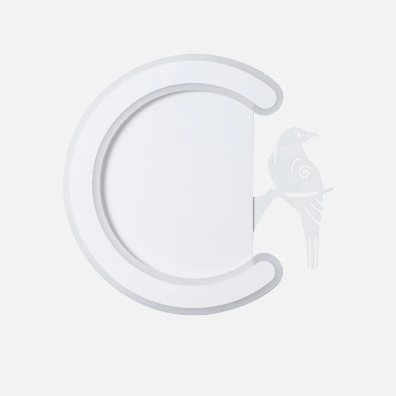 WECUS) креативный настенный акриловый прикроватный светильник для прохода крыльца лестницы балкона отеля инженерный современный минималистичный настенный светильник - Цвет абажура: right Magpie