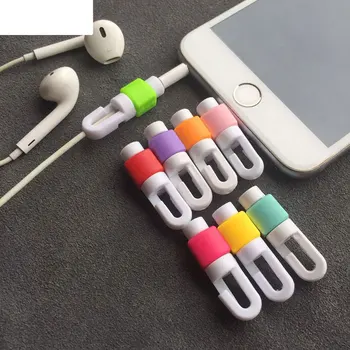

5pcs Earphone Cable Protector For iphone headphone Wire organizer Earpods Cord Protector Protective Case Winder Cover