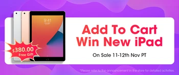 

Jansite 11.11 sale Add to cart and payment, win for ipad.