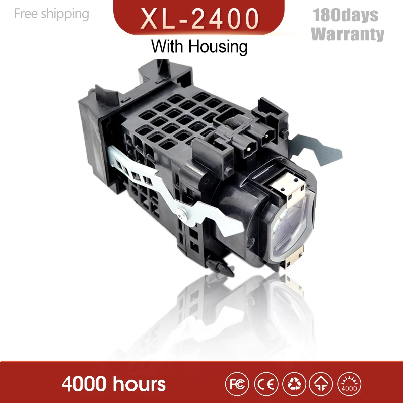 TV lámpara XL2400 XL-2400 para SONY KDF-46E2000 KDF-50E2000 KDF-50E2010 KDF-55E2000 KDF-E42A10 proyector lámpara de bombillas con carcasa