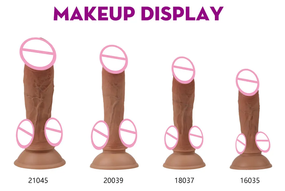 Simulation Penis Realistic Silicone Big Dildo Sex Shop Erotic Bullet Cock Penis Adults Toys Not Vibrator Anal Butt Toys For Woman (9)