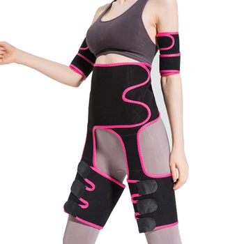 

2020 New body shaper High Waist Thigh Trimmer Sweat shapewear women Slimming Leg body shapers women Adjustable Waist Trainer