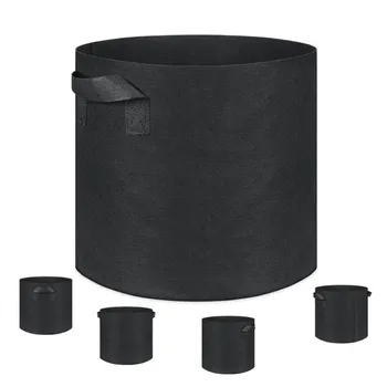 

Nonwoven Plant Seedling Grow Bags Pot Home Garden Tools Potato Strawberry Fabric Vegetable Jardin Seedling Growing Pots