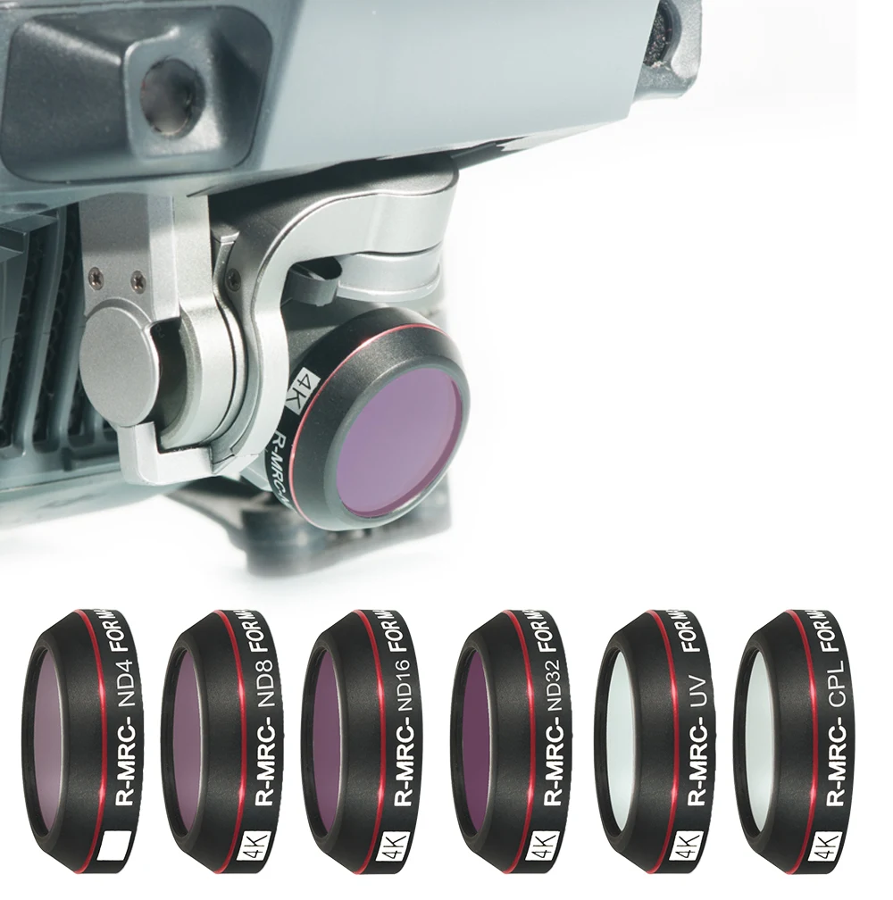 For Mavic Pro 4K Camera Filters UV CPL Neutral Density Lens Filter Set For DJI Mavic Pro Drone Accessories ND 4 8 16 32 Filters