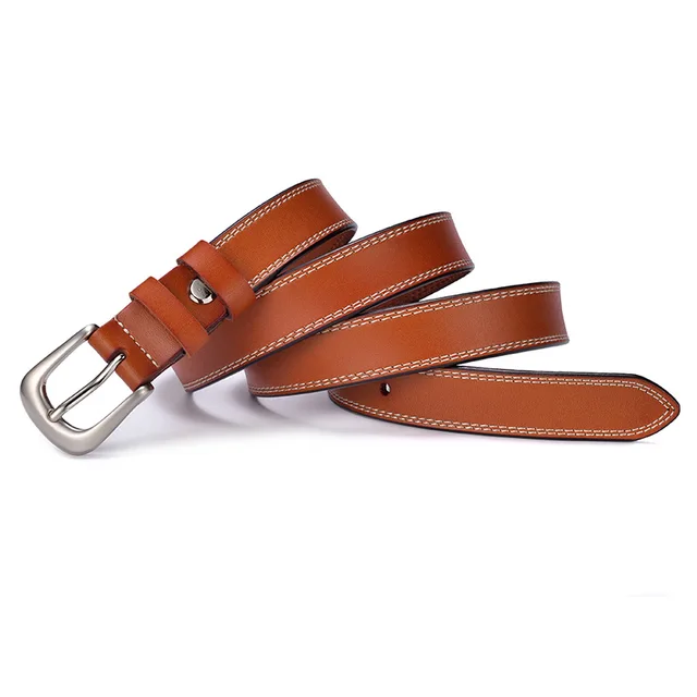 plain leather belts