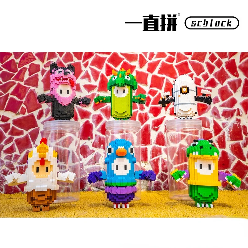 

Micro Building Blocks Particles Scblock Anime Figure Movie Star Cartoon Kawaii Educational Toys for Children Holiday Gifts