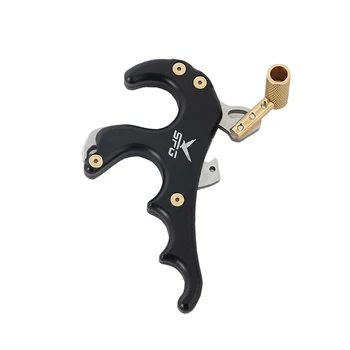 

ABZB-Rotate Clamp Compound Bow Release Aids Four-Finger Gripper Archery Release