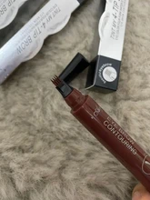 Lápiz de cejas líquido de 4 puntos, 5 colores, marrón oscuro, Microblading, lápiz de cejas resistente al agua, lápiz de tatuaje de cejas, cosmético
