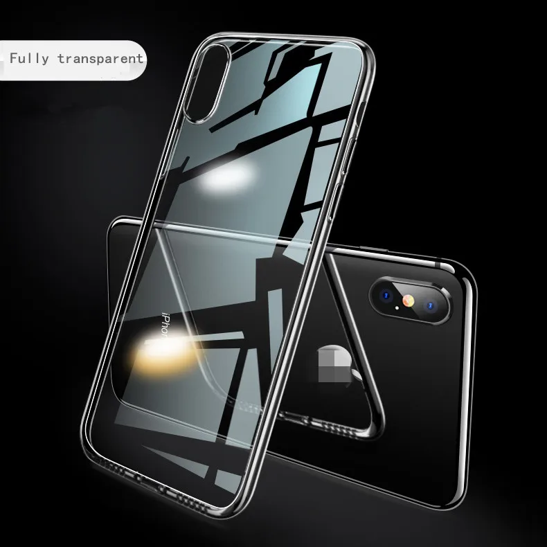 Для iPhone 11 Pro MAX X XR XS MAX чехол Супер прозрачное покрытие прозрачный мягкий TPU чехол для Apple iPhone 6 7 8 plus