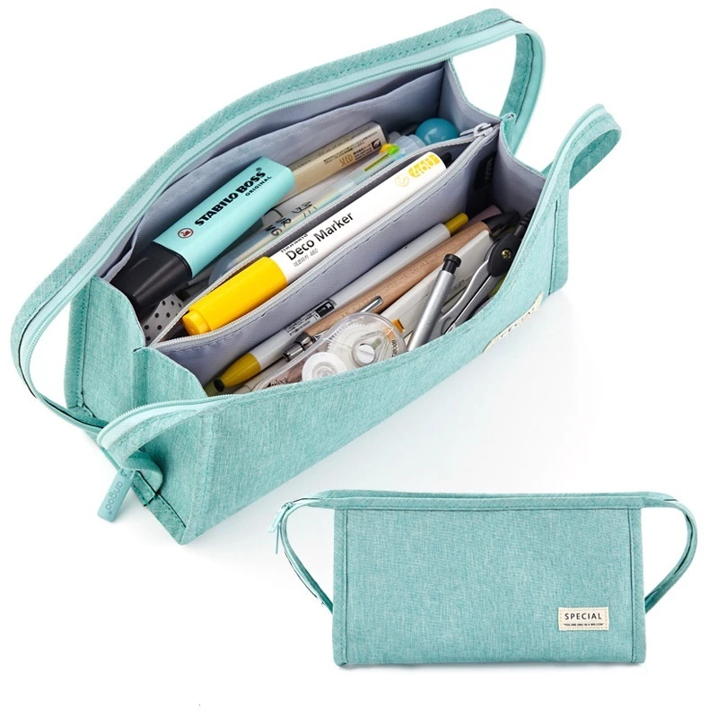 Angoo – trousse à crayons extensible, sac à stylos de couleur, pochette de  rangement en matériau étanche pour la papeterie scolaire A7208 - AliExpress