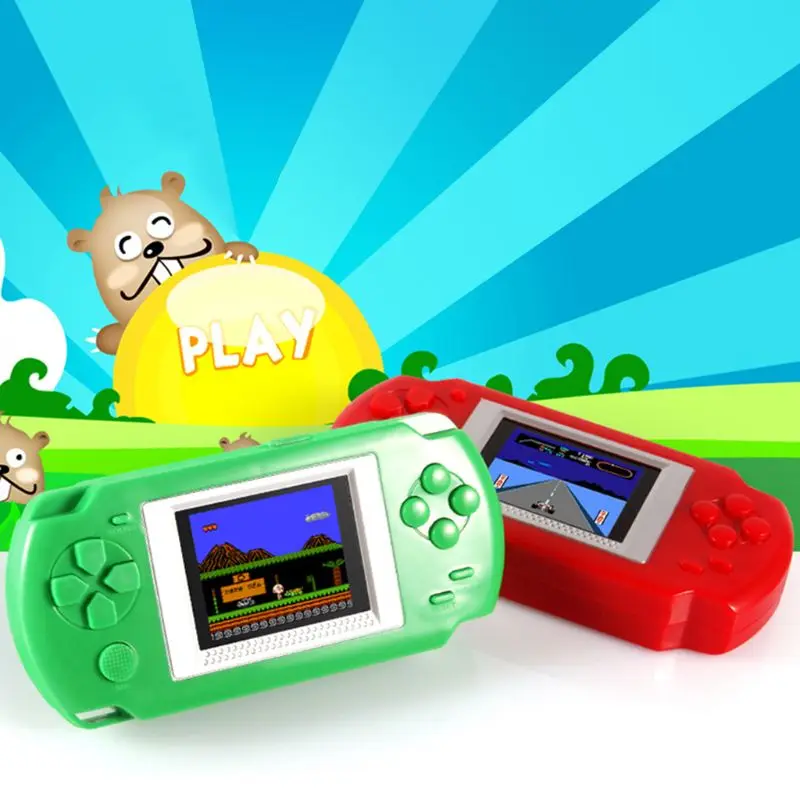 

Handheld Video Game Console with 268 Retro Games 2" Screen Game Player Kids Gift E65A