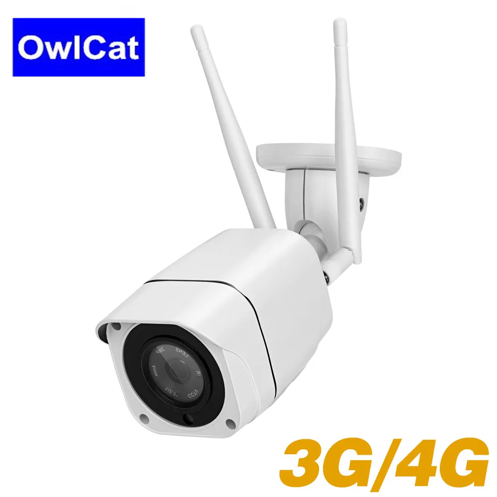 

3G 4G SIM Card Camera HD 1080P 2MP Wireless Wifi IP Camera Bullet Outdoor Waterproof Audio Talk MiFi IR Night Vision P2P SD Card