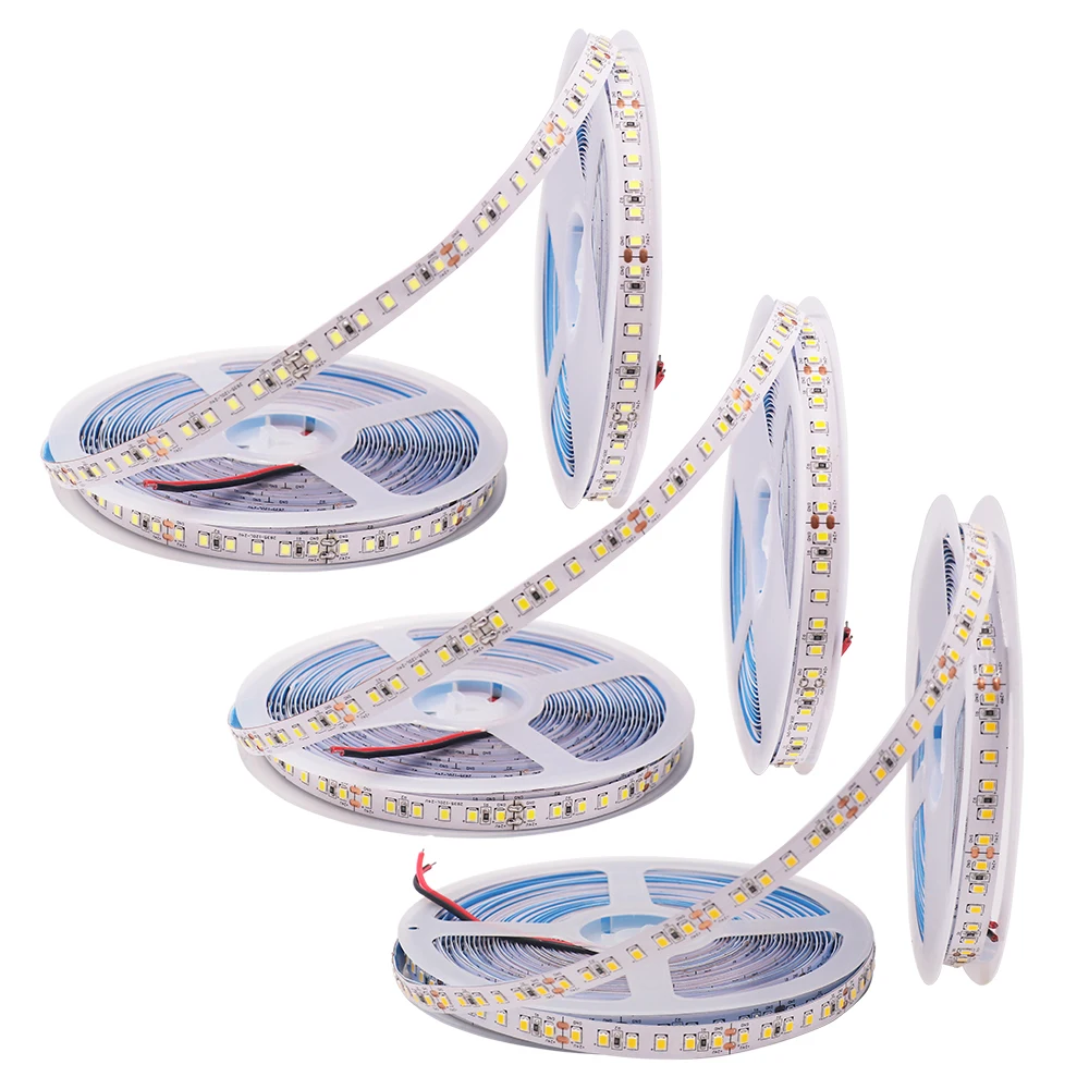 12V 24V 2835 LED Strip 5m 10m 15m 20m Tape Light Ribbon 60/120/240/480 LED Natural White / Warm White / Cold White Home Decor 3