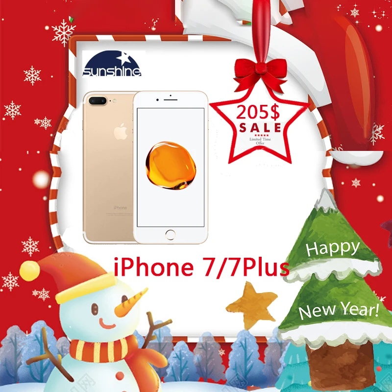 Apple iPhone 7 / iPhone 7 Plus Unlocked Original Quad-core Mobile phone
12.0MP camera 32G/128G/256G Rom IOS Fingerprint phone