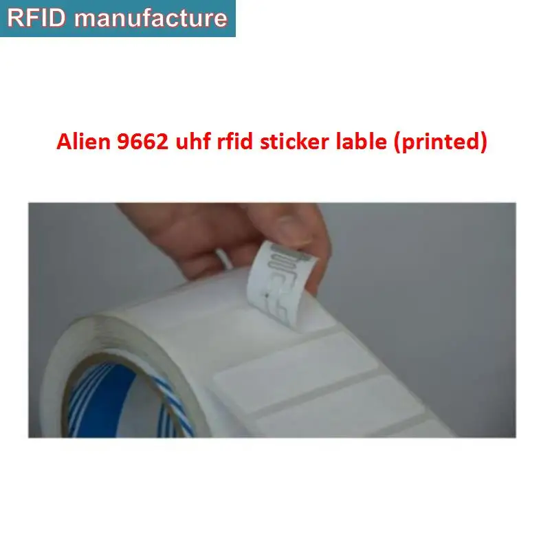 Uhf rfid наклейки бирка пассивные карты дальнего действия диапазон uhf номер epc gen2 самоклеящаяся бумага работа для uhf rfid считыватель Impinj R2000