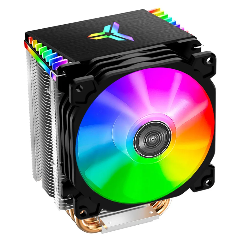 CR1400 4Pin PWM CPU Fan Cooler 4 Heatpipes Copper PC Cooling Fan Radiator for LGA 1151/1155/1156/775 AM4 AM3
