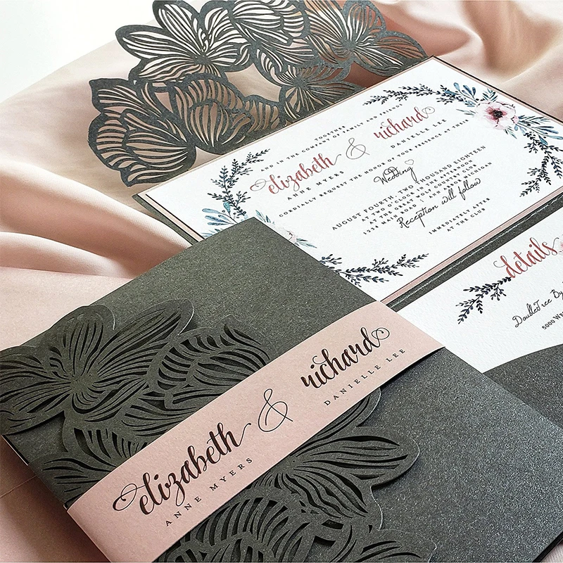  Handcraft Die cuts lace Metal Cutting Dies Wedding invitation Stencil for DIY Scrapbooking Photo Al - 4.0004E+12