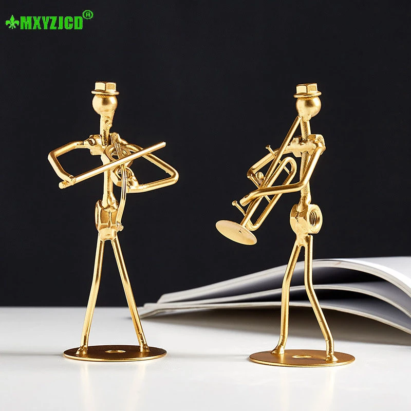 Creative Vintage Metal Model Musical Home Decoration Accessories Iron