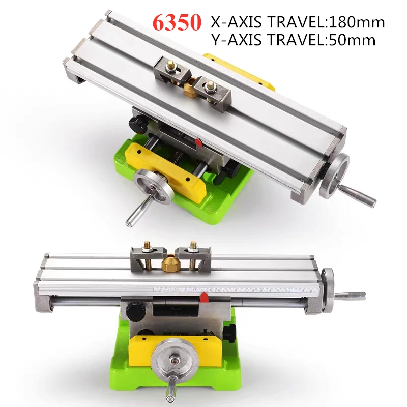 X Y-axis Coordinate Table Adjustable Work Table Vise Multifunction Worktable For Milling Machine and Bench Drill Compound Slide
