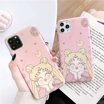 

Sailor Moon Cell Phone Protective Case Apply To IPhone X / Xs / Max / XR / 7/8 / 6s Cosplay Phone Case Lovers Cell Phone Protect