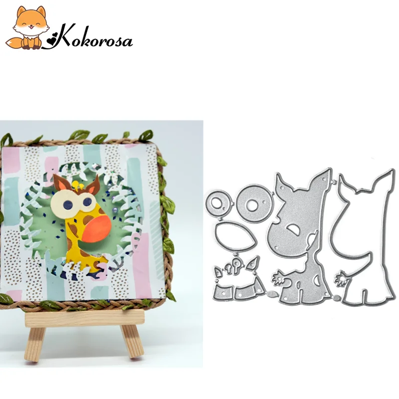 

Kokorosa Cutting Dies Metal Dies Cat Dog Frog Die Scrapbooking Album Card Making Embossing Stencil Decor Diecuts