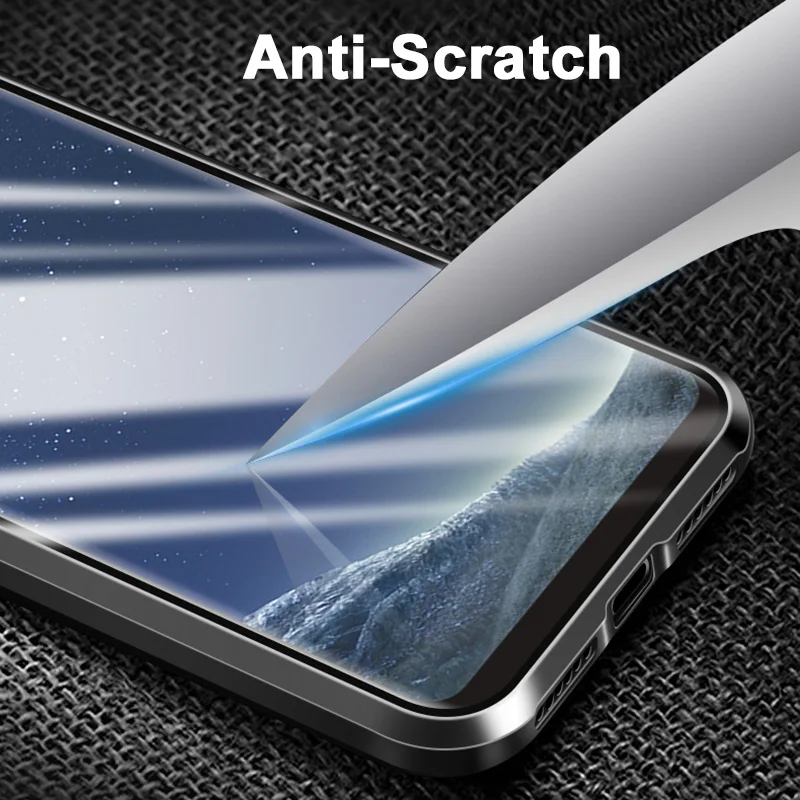 Металлический чехол с магнитной адсорбцией для samsung Galaxy S8 S9 S10 Plus A50 A30 A10s A70 Note 10 8 9 Двусторонняя крышка из закаленного стекла