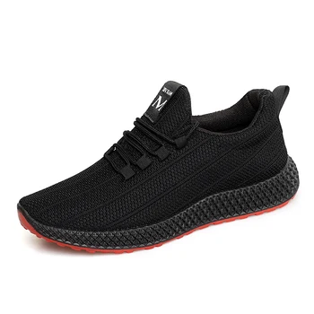 

2020 Shoes Men Breathable Men Shoes Casual Lightweight Sneakers Men Outdoor Hiking Wear-resistant Soft Bottom Leisure Lace-Up