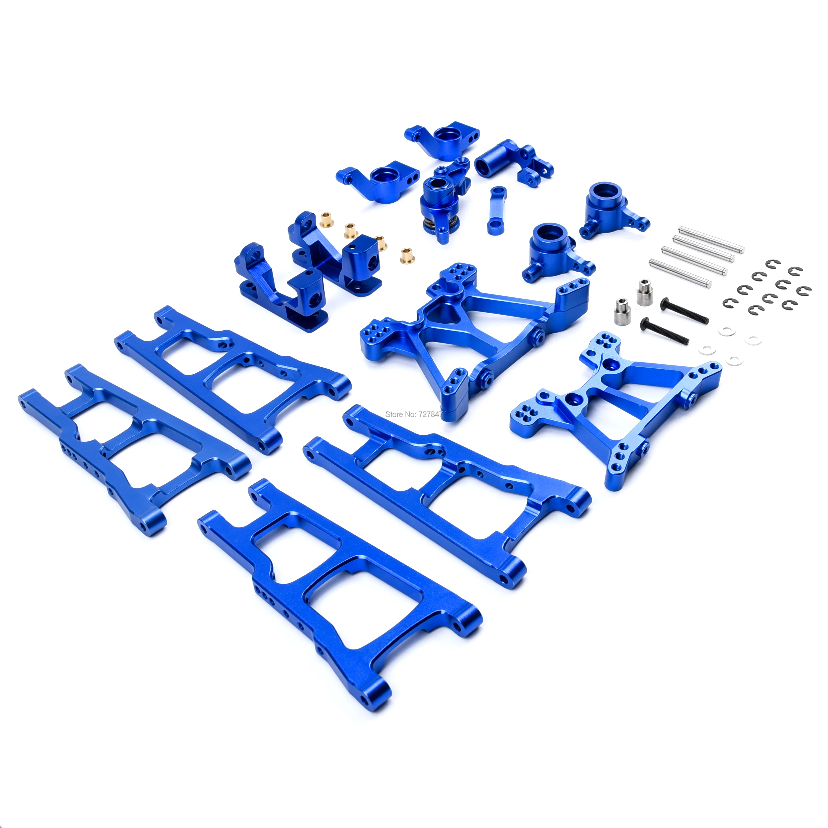 

1 Set Aluminum Alloy Metal Upgrade Chassis Parts Kit For TRX SLASH 4x4 1/10 RC Car Truck Parts Accessories W001