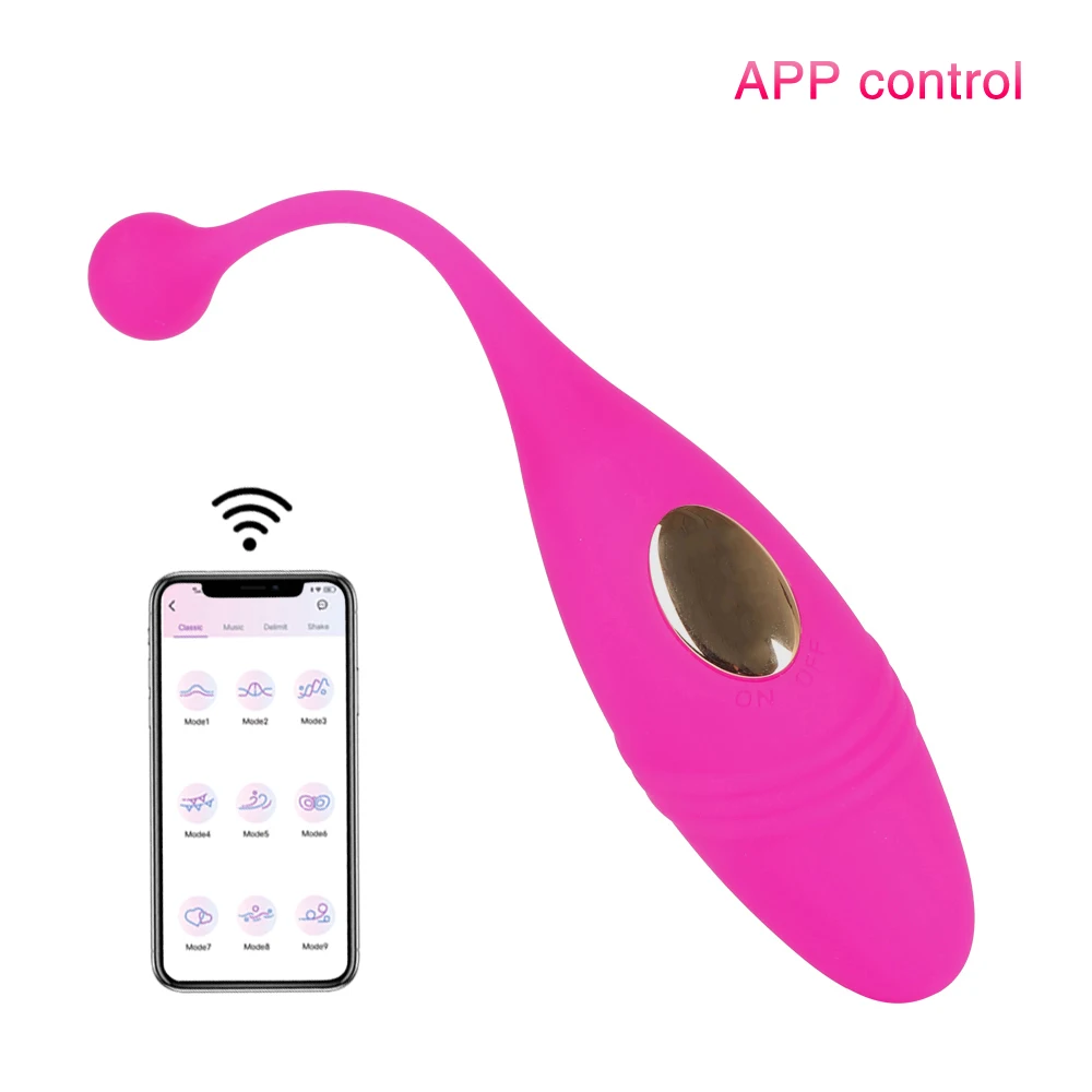 Mutandine senza fili APP Mutandine con vibratore telecomandato Uovo vibrante Indossabile con vibratore a vibratore G Spot Clitoride_voghion.com