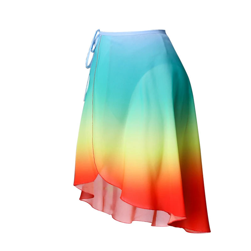 Fairy Ballet Skirt Female Chiffon Skirt Stage Costume Ballerina Outfit Classical Dancewear Sheer Lyrical Dancer Outfit