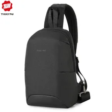 Новинка, многофункциональная RFID сумка через плечо с защитой от кражи, водонепроницаемый мужской светильник, сумка на грудь, модная Высококачественная сумка на молнии