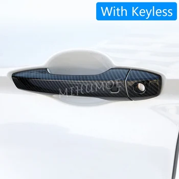 

Carbon Fiber Door Handle Cover For Mitsubishi Eclipse Cross 2018 2019 2020 w/ Smart Keyless Entry