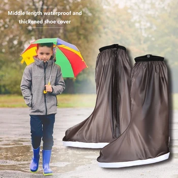 

Unisex Rain Boot Overshoes for Outdoor Rainy Days Cycling Bike Unisex Rain Boot Protector Waterproof Thick Shoe Covers